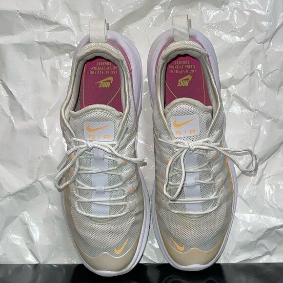 Nike Air Max Axis BQ0126-101 White / Pink Women's Running Shoes Size 8.5M - Picture 6 of 16